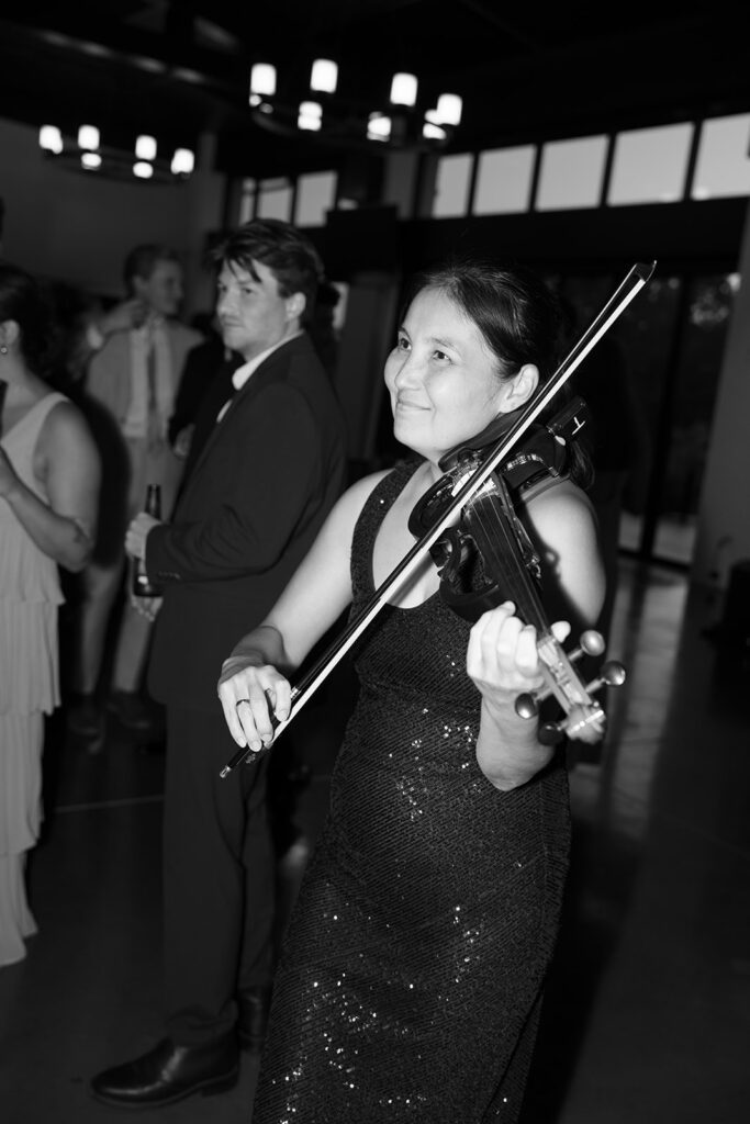 Electric violinist in Cleveland DJ Fusion, Hybrid music ensemble